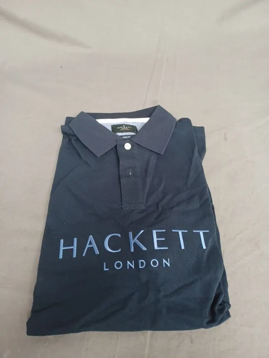 HACKETT LONDON POLO SHIRT IN NAVY SIZE L