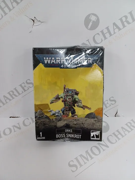 SEALED WARHAMMER 40,000 ORKS BOSS SNIKROT 