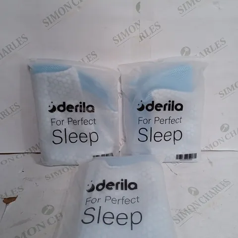 SET OF 3 DERILA PILLOW COVERS FOR PERFECT SLEEP 