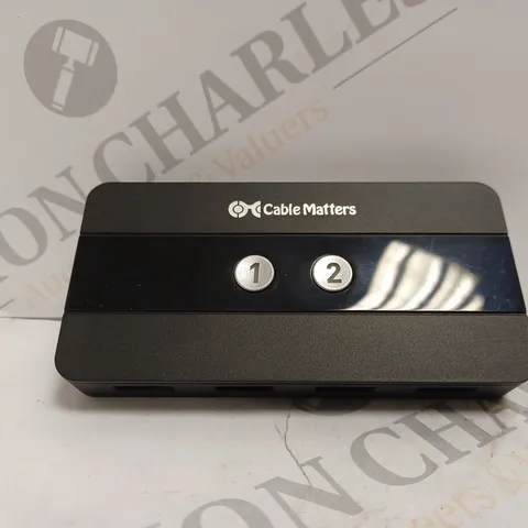 BOXED CABLE MATTERS USB-C KVM SWITCH FOR 2 COMPUTERS 