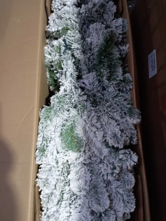 BOXED 7FT FLOCKED EMPEROR TREE - COLLECTION ONLY RRP £139