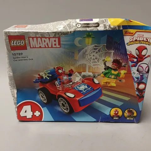 BOXED LEGO MARVEL SPIDERMANS CAR AND DOCTOR OCK - 10789