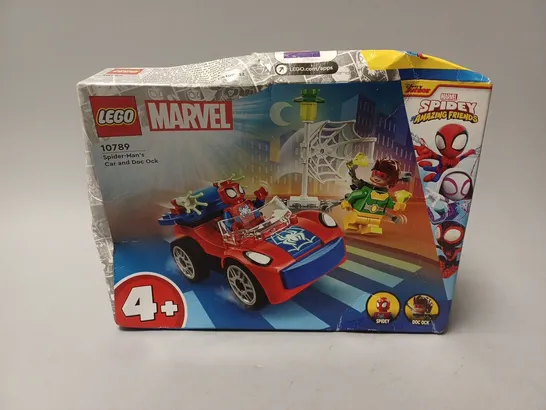 BOXED LEGO MARVEL SPIDERMANS CAR AND DOCTOR OCK - 10789 RRP £10.99