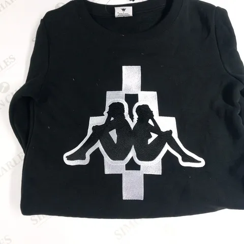 MARCELO BURLON KAPPA SWEATER SIZE MEDIUM