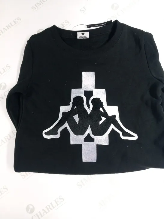 MARCELO BURLON KAPPA SWEATER SIZE MEDIUM