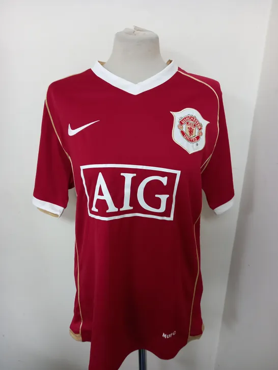 MANCHESTER UNITED FC HOME 2006-2007 SHIRT SIZE M