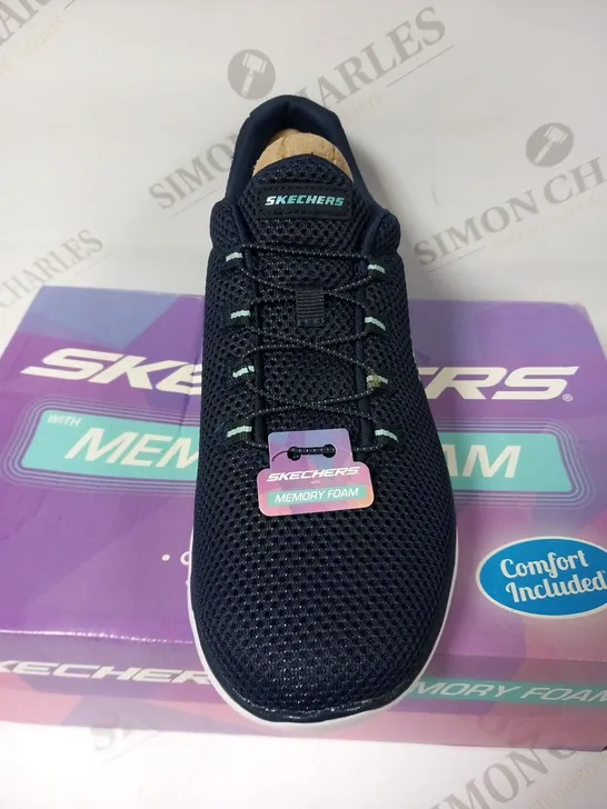 BOXED SKETCHERS SUMMITS WOMEN'S TRAINING SHOES SIZE 8