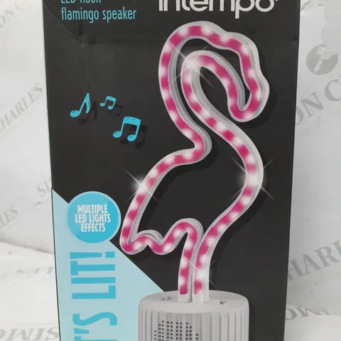 BOXED INTEMPO LED NEON FLAMING SPEAKER
