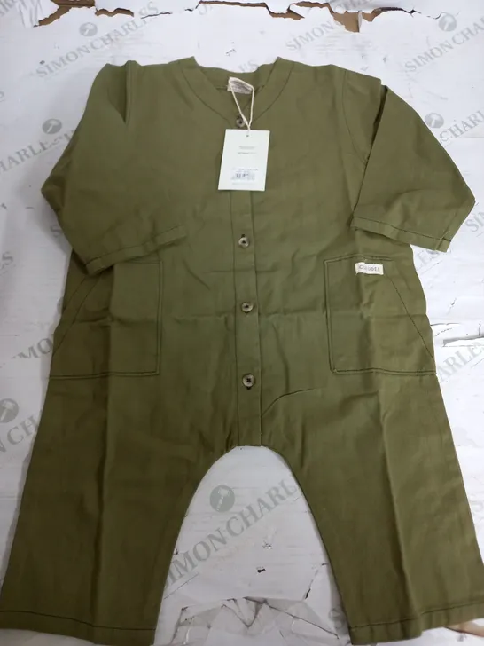 ANDO X CLAUDES KHAKI OVERALLS - 1-2 YEARS