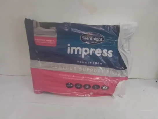 BAGGED SILENTNIGHT IMPRESS CONTOUR PILLOW 