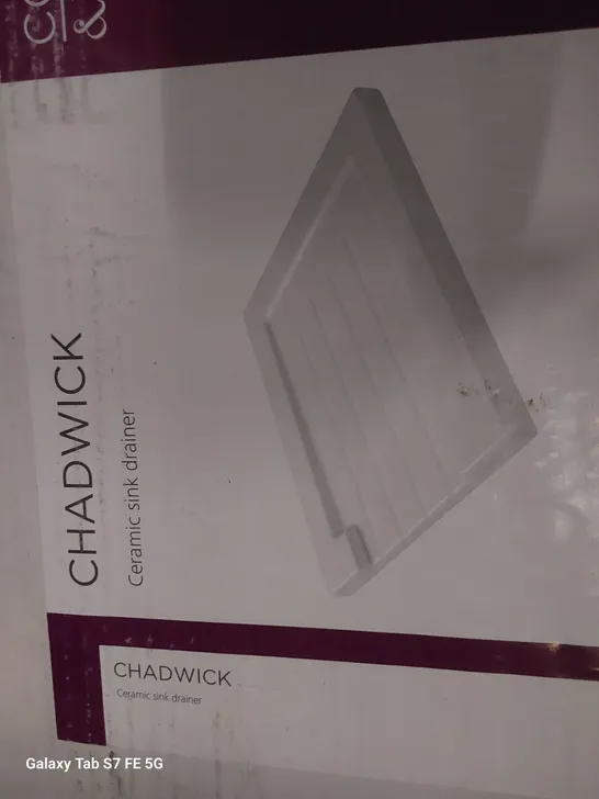 BOXED CHADWICK CERAMIC SINK DRAINER