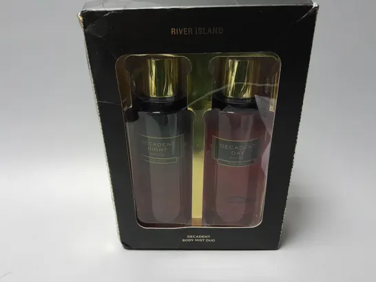 BOXED RIVER ISLAND DECADENT NODY MIST DUO RRP £18