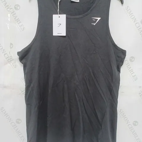 GYMSHARK CRITICAL TANK IN BLACK - MEDIUM