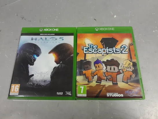 LOT OF 2 XBOX ONE GAMES INCLUDES THE ESCAPISTS 2 AND HALO 5