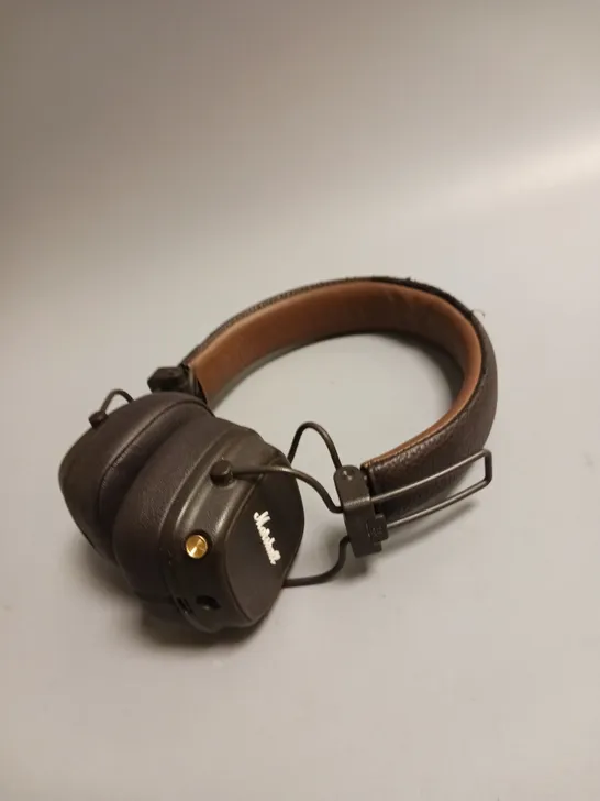 MARSHALL OVER-EAR HEADPHONES IN BROWN SNAKESKIN