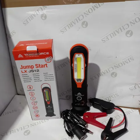 YARD FORCE 12V MULTI FUNCTION TORCH & JUMP STARTER