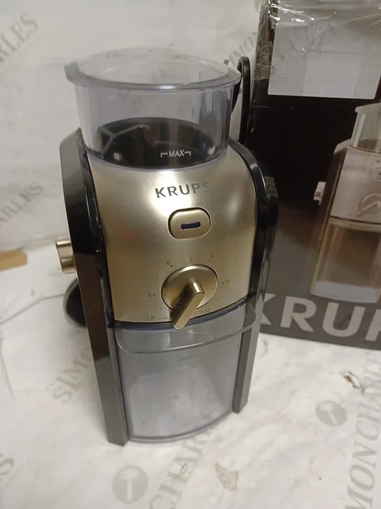 KRUPS EXPERT BURR GRINDER FOR COFFEE BEANS