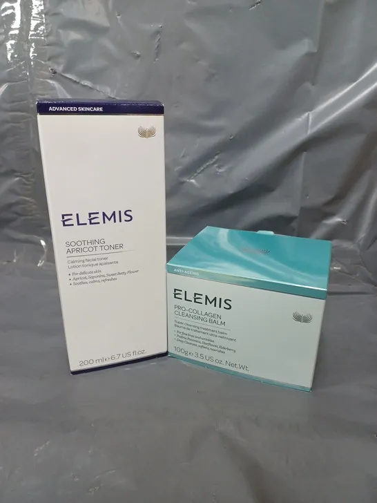 BOXED ELEMIS DUO TO INCLUDE PRO-COLLAGEN CLEANSING BALM (100g) & SOOTHING APRICOT TONER (200ml)