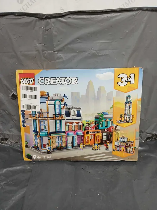 BOXED LEGO CREATOR MAIN STREET 3 IN 1 31141 RRP £60.99