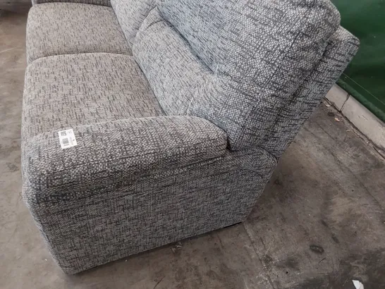 QUALITY BRITISH DESIGNER G PLAN SEATTLE THREE SEATER SOFA REMCO SLATE FABRIC 