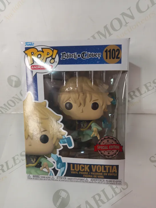 FUNKO POP ANIMATION BLACK CLOVER (1102) - LUCK VOLTIA VINYL FIGURE