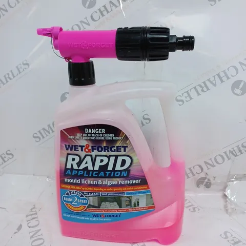 WET & FORGET RAPID 2 LITRE BOTTLE WITH SNIPER NOZZLE