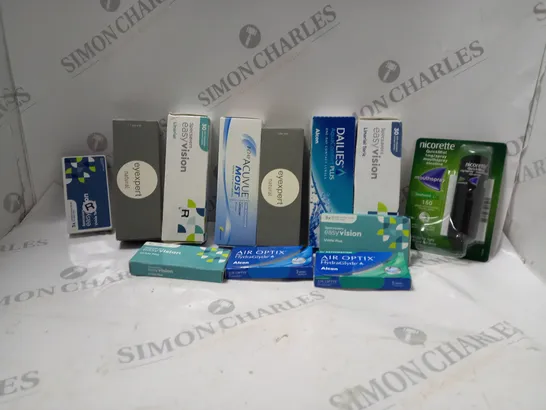 LOT OF HOUSEHOLD ITEMS TO INCLUDE NICORETTE QUICK MIST MOUTHSPRAY, ETC