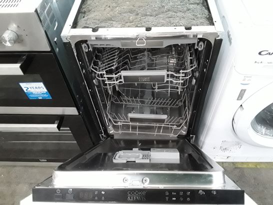 COOKE AND LEWIS INTEGRATED SLIMLINE DISHWASHER WITH DOOR