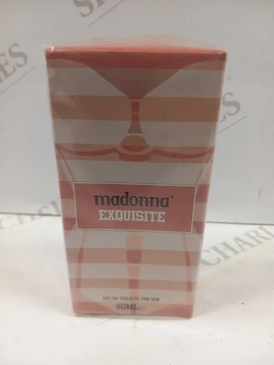 BOXED AND SEALED MADONNA EXQUISTITE EAU DE TOILETTE 50ML 