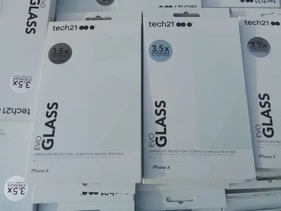 PALLET OF APPROXIMATELY 1200 BRAND NEW TECH 21 EVOLUTION GLASS CASES FOR IPHONE X