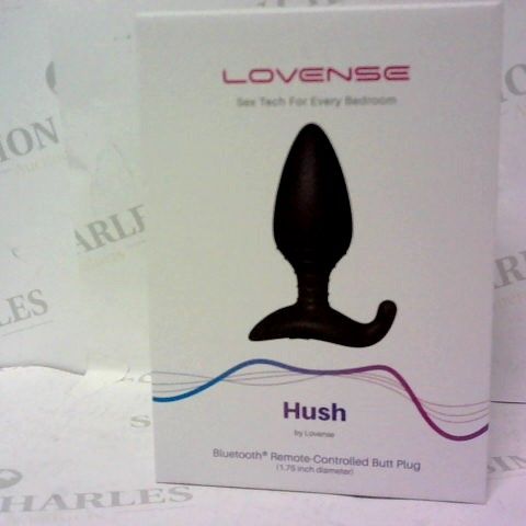BOXED LOVENSE HUSH BLUETOOTH CONTROLLED BUTT PLUG