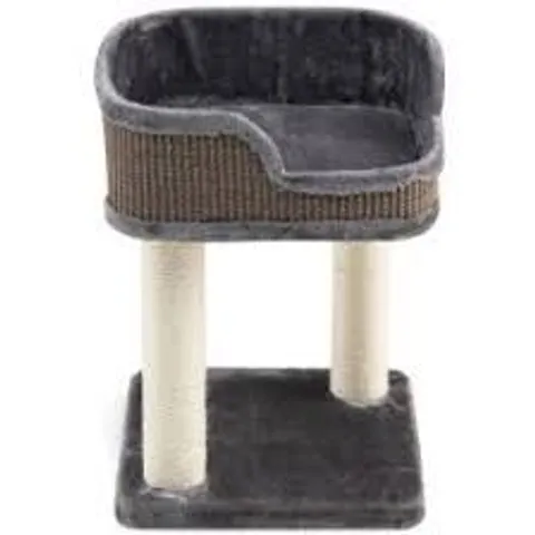 BOXED COSTWAY SCRATCHING POST WITH LARGE PLUSH VIEWING PLATFORM (1 BOX)