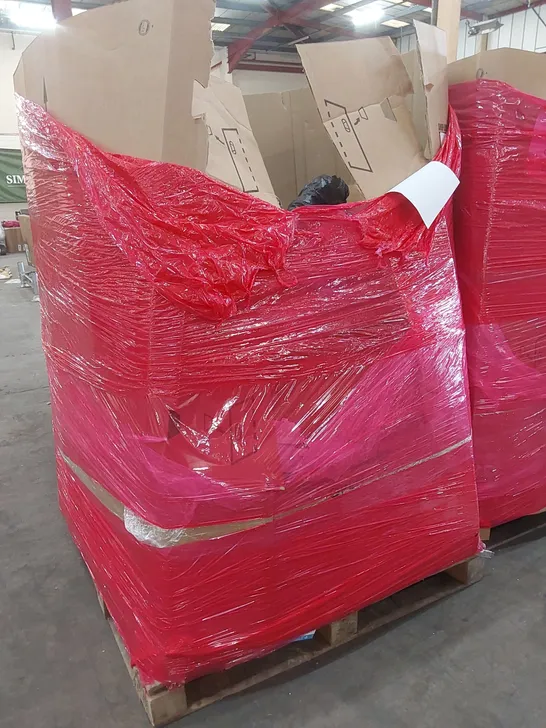 PALLET OF ASSORTED ITEMS INCLUDING PROFESSIONAL BLENDER, STOVE TOP COVER, SHOWER MIXER, TRAMPOLINE, HOT WATER DISPENSER 