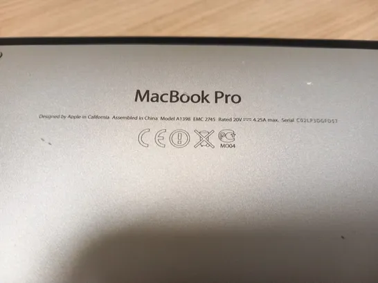 APPLE MACBOOK PRO (A1398 MID 2014)