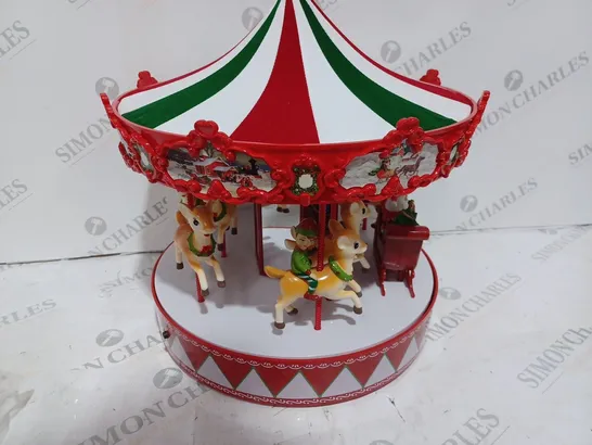 MR CHRISTMAS DELUXE VINTAGE CAROUSEL