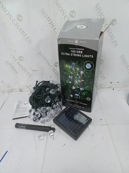 SOLAR STRINGLIGHTS - ULTRA 100 ORB RRP £32.99