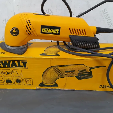 BOXED DEWALT DETAIL SANDER (D26430