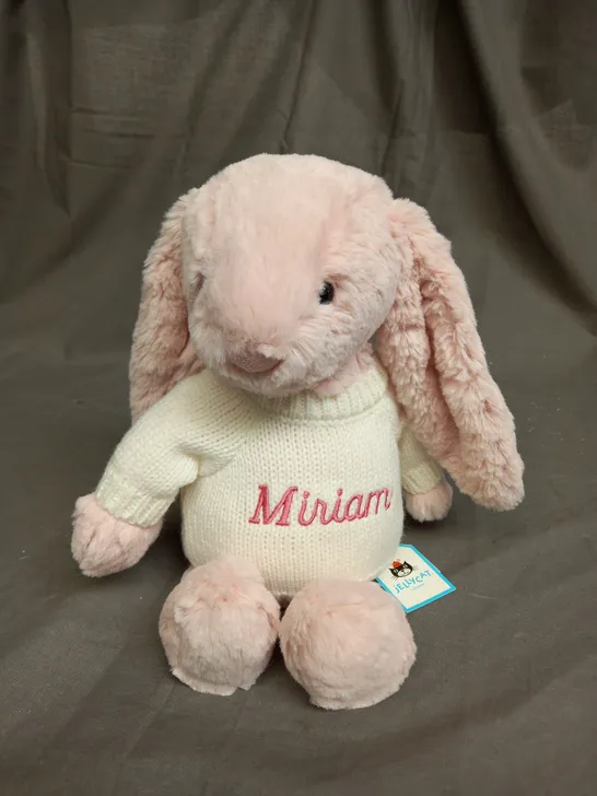 JELLYCAT - I AM MEDIUM BASHFUL BLUSH BUNNY