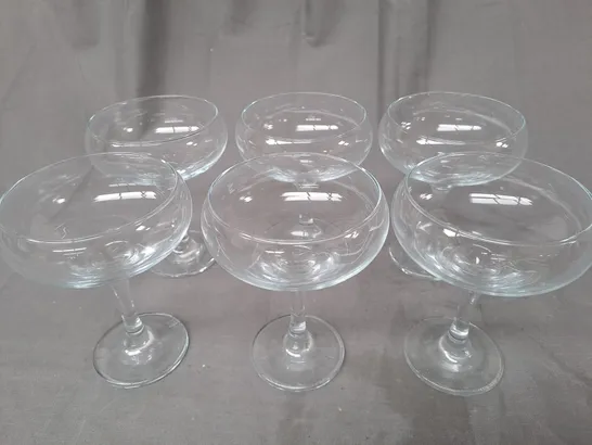 BOXED PASABAHCE SET OF 12 COCKTAIL GLASSES - COLLECTION ONLY