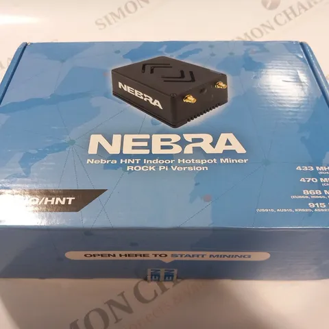 BOXED NEBRA HNT INDOOR HOTSPOT MINER ROCK PI VERSION