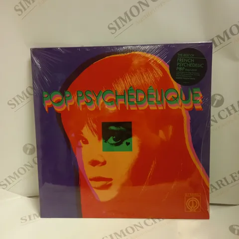 BOXED & SEALED FRENCH PSYCHEDELIC POP "POP PSYCHEDELIQUE" LIMITED EDITION YELLOW VIYNL