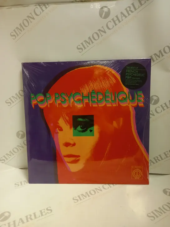 BOXED & SEALED FRENCH PSYCHEDELIC POP "POP PSYCHEDELIQUE" LIMITED EDITION YELLOW VIYNL