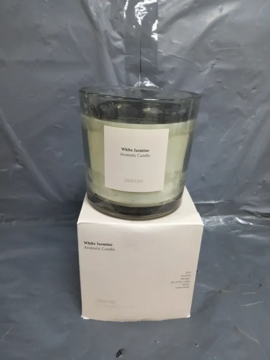 BOXED WHITE JASMINE AROMATIC CANDLE - 620G 