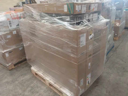 PALLET OF APPROXIMATELY 8 UNPROCESSED RAW RETURN TELEVISIONS TO INCLUDE;