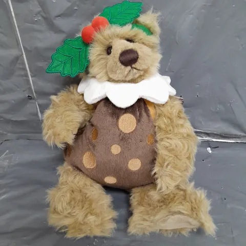 CHARLIE BEARS "FIGGY" CHRISTMAS TEDDY BEAR