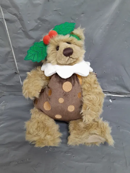 CHARLIE BEARS "FIGGY" CHRISTMAS TEDDY BEAR