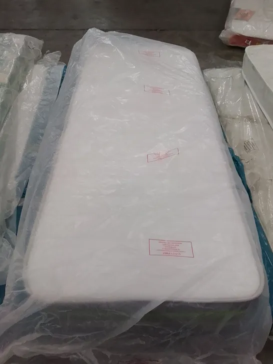 BAGGED HYBRID MEMORY FIBRE FOAM OPEN COIL 2FT6 MATTRESS 