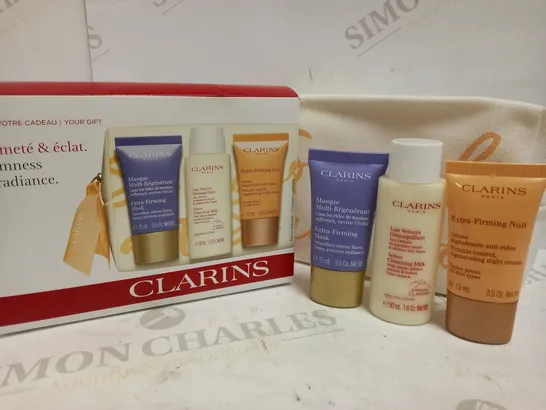 CLARINS FIRMNESS & RADIANCE 3PC SKINCARE SET