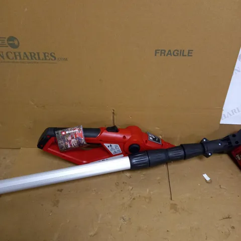 Einhell cordless telescopic hedge trimmer