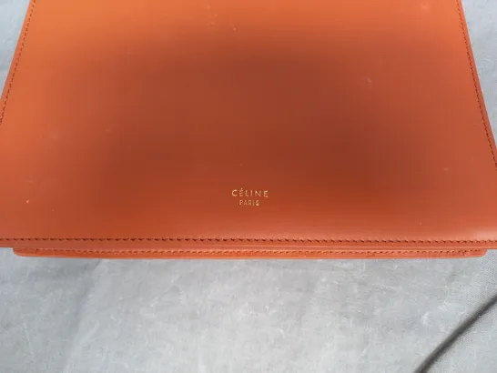 CELINE PARIS IN BROWN CLUTCH BAG